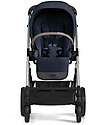 Cybex Passeggino Balios S Lux - Argento-Ocean Blue - dalla Nascita ai 4 Anni Passeggini Classici