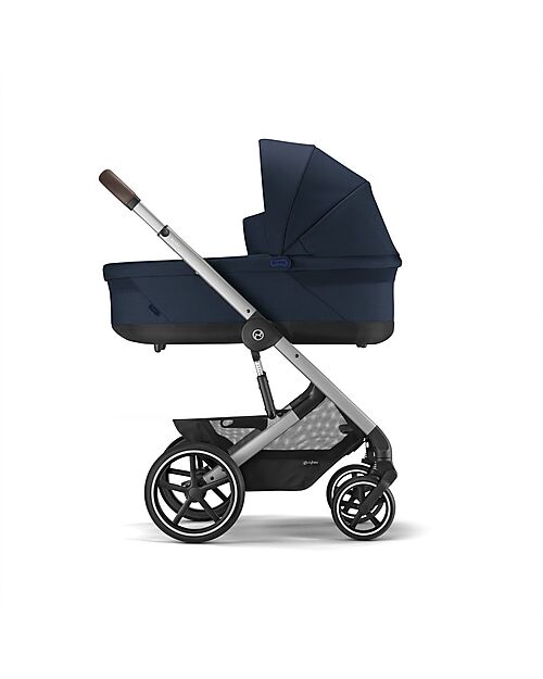 Cybex Passeggino Balios S Lux - Argento-Ocean Blue - dalla Nascita ai 4 Anni Passeggini Classici