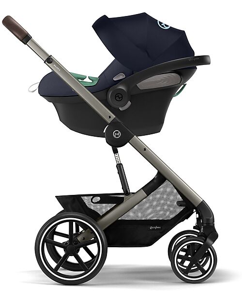 Cybex Passeggino Balios S Lux - Argento-Ocean Blue - dalla Nascita ai 4 Anni Passeggini Classici