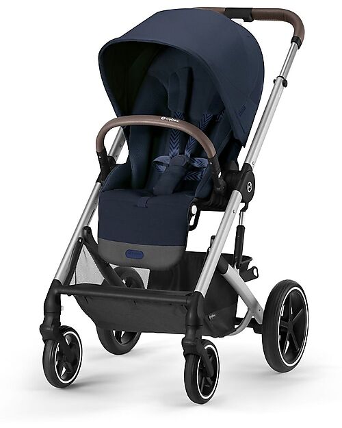 Cybex Passeggino Balios S Lux - Argento-Ocean Blue - dalla Nascita ai 4 Anni Passeggini Classici
