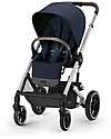Cybex Passeggino Balios S Lux - Argento-Ocean Blue - dalla Nascita ai 4 Anni Passeggini Classici