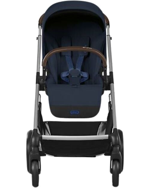 Cybex Passeggino Balios S Lux - Blue Navy - Telaio Argento - dalla Nascita ai 4 anni Passeggini Classici