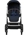 Cybex Passeggino Balios S Lux - Blue Navy - Telaio Argento - dalla Nascita ai 4 anni Passeggini Classici