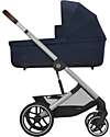 Cybex Passeggino Balios S Lux - Blue Navy - Telaio Argento - dalla Nascita ai 4 anni Passeggini Classici