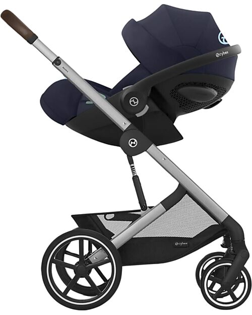 Cybex Passeggino Balios S Lux - Blue Navy - Telaio Argento - dalla Nascita ai 4 anni Passeggini Classici