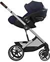 Cybex Passeggino Balios S Lux - Blue Navy - Telaio Argento - dalla Nascita ai 4 anni Passeggini Classici