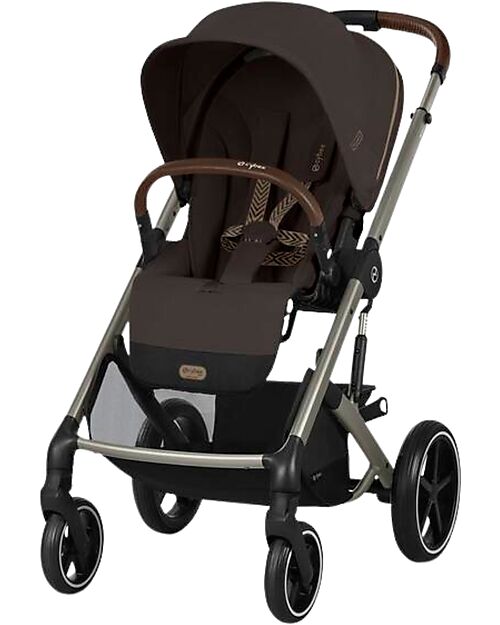 Cybex Passeggino Balios S Lux - Chocolate Brown - Telaio Tortora - dalla Nascita ai 4 anni Passeggini Classici