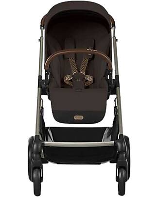 Cybex Passeggino Balios S Lux - Chocolate Brown - Telaio Tortora - dalla Nascita ai 4 anni Passeggini Classici
