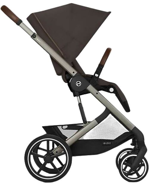Cybex Passeggino Balios S Lux - Chocolate Brown - Telaio Tortora - dalla Nascita ai 4 anni Passeggini Classici