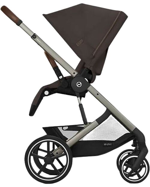 Cybex Passeggino Balios S Lux - Chocolate Brown - Telaio Tortora - dalla Nascita ai 4 anni Passeggini Classici
