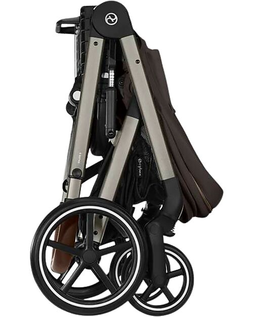 Cybex Passeggino Balios S Lux - Chocolate Brown - Telaio Tortora - dalla Nascita ai 4 anni Passeggini Classici
