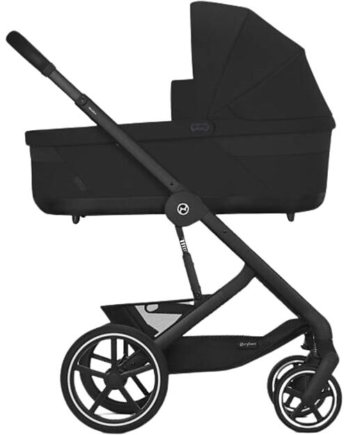 Cybex Passeggino Balios S Lux - Moon Black - Telaio Nero - dalla Nascita ai 4 anni Passeggini Classici