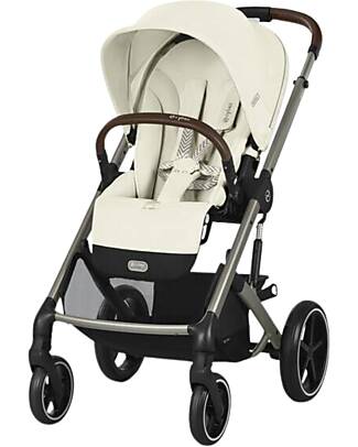 Cybex Passeggino Balios S Lux - Seashell Beige - Telaio Tortora - dalla Nascita ai 4 anni Passeggini Classici