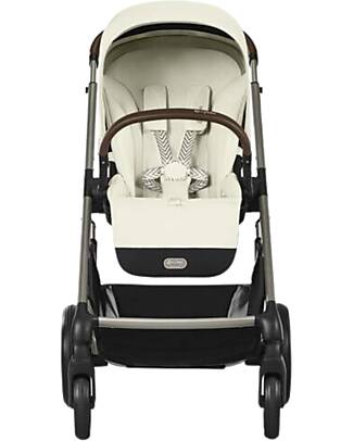 Cybex Passeggino Balios S Lux - Seashell Beige - Telaio Tortora - dalla Nascita ai 4 anni Passeggini Classici