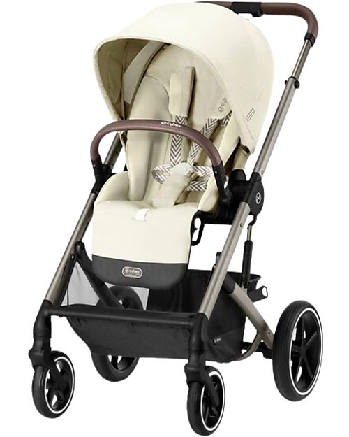 Cybex Passeggino Balios S Lux - Tortora-Seashell Beige - dalla Nascita ai 4 Anni Passeggini Classici