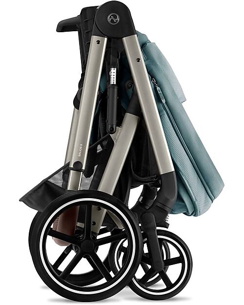 Cybex Passeggino Balios S Lux - Tortora-Sky Blue - dalla Nascita ai 4 Anni Passeggini Classici