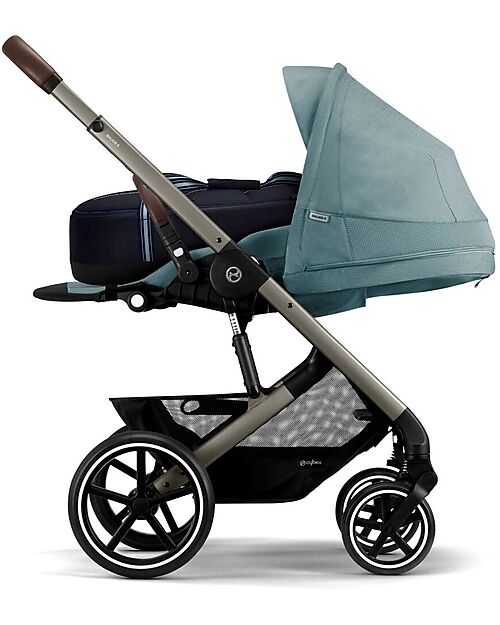 Cybex Passeggino Balios S Lux - Tortora-Sky Blue - dalla Nascita ai 4 Anni Passeggini Classici