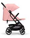 Cybex Passeggino Beezy - Candy Pink - Telaio Nero - Il più Compatto Passeggini Leggeri