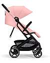 Cybex Passeggino Beezy - Candy Pink - Telaio Nero - Il più Compatto Passeggini Leggeri
