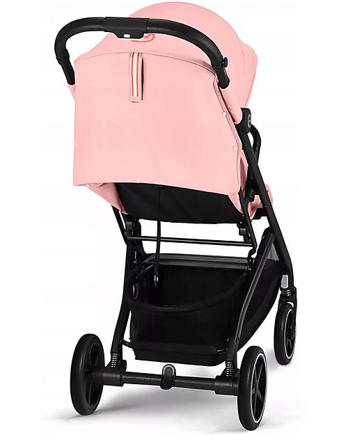 Cybex Passeggino Beezy - Candy Pink - Telaio Nero - Il più Compatto Passeggini Leggeri