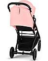 Cybex Passeggino Beezy - Candy Pink - Telaio Nero - Il più Compatto Passeggini Leggeri
