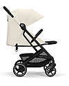 Cybex Passeggino Beezy - Canvas White/Light Beige - Il Più Compatto Passeggini Leggeri