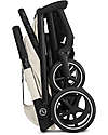 Cybex Passeggino Beezy - Canvas White/Light Beige - Il Più Compatto Passeggini Leggeri