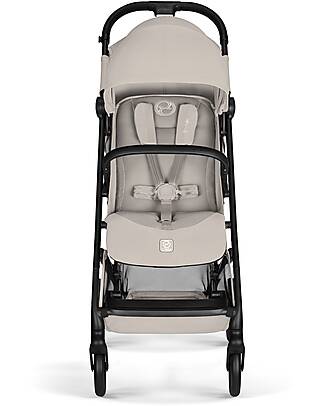 Cybex Passeggino Beezy - Dune Grey - Telaio Nero - Il più Compatto Passeggini Leggeri