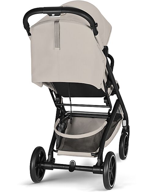 Cybex Passeggino Beezy - Dune Grey - Telaio Nero - Il più Compatto Passeggini Leggeri