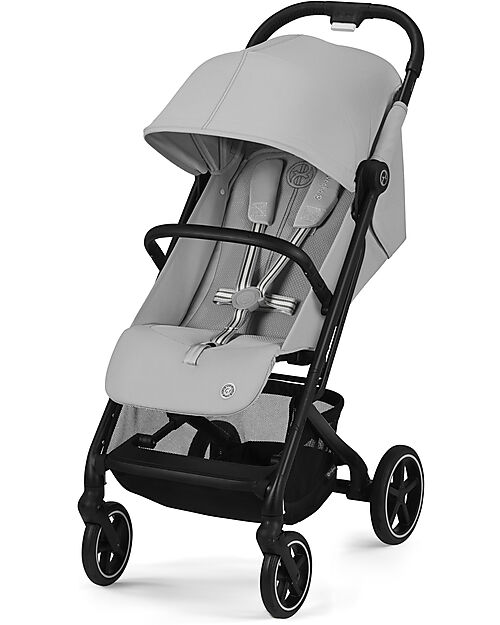 Cybex Passeggino Beezy - Fog Grey/Light Grey - Il Più Compatto Passeggini Leggeri
