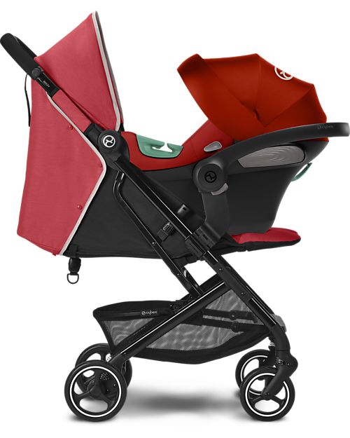 Cybex Passeggino Beezy - Hibiscus Red/Red - Comfort in Città dalla Nascita! Passeggini Leggeri