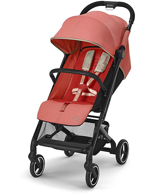 Cybex Passeggino Beezy - Hibiscus Red/Red - con Cintura One-Pull Passeggini Leggeri