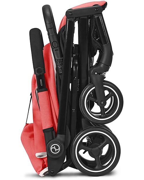 Cybex Passeggino Beezy - Hibiscus Red/Red - con Cintura One-Pull Passeggini Leggeri