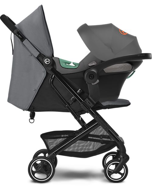 Cybex Passeggino Beezy - Lava Grey/Mid Grey - Comfort in Città dalla Nascita! Passeggini Leggeri