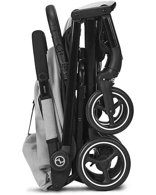 Cybex Passeggino Beezy - Lava Grey/Mid Grey - con Cintura One-Pull Passeggini Leggeri