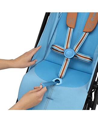 Cybex Passeggino Beezy - Lava Grey/Mid Grey - con Cintura One-Pull Passeggini Leggeri