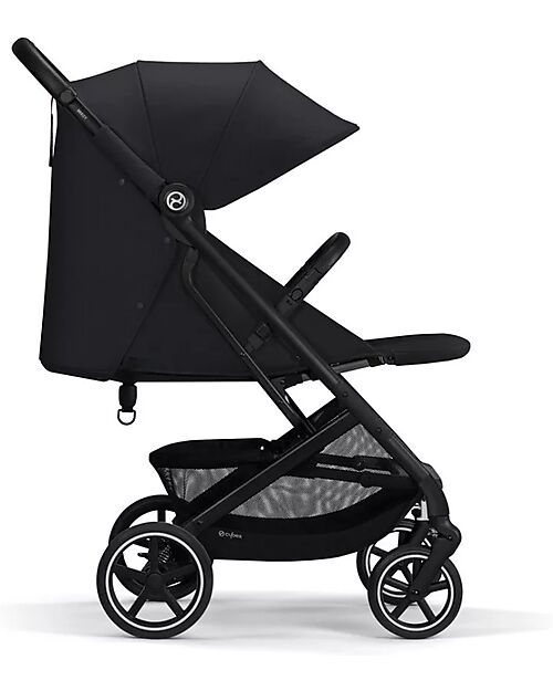 Cybex Passeggino Beezy - Magic Black - Telaio Nero - Il più Compatto Passeggini Leggeri