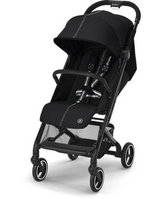 Cybex Passeggino Beezy - Moon Black/Black - Comfort in Città dalla Nascita! Passeggini Leggeri