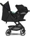 Cybex Passeggino Beezy - Moon Black/Black - Comfort in Città dalla Nascita! Passeggini Leggeri