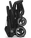 Cybex Passeggino Beezy - Moon Black/Black - con Cintura One-Pull Passeggini Leggeri