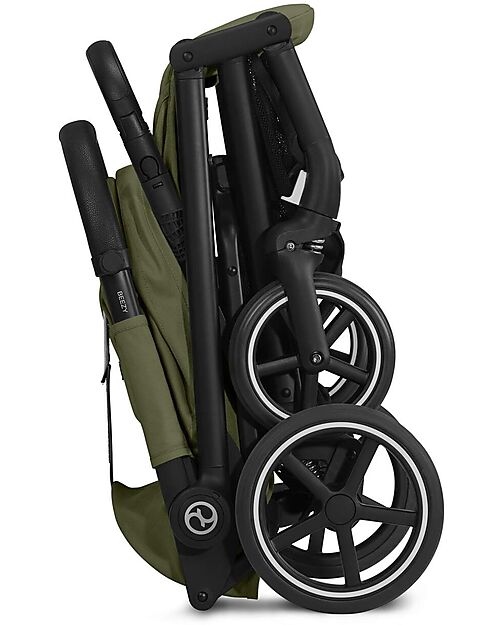 Cybex Passeggino Beezy - Moss Green/Khaki - Il Più Compatto Passeggini Leggeri