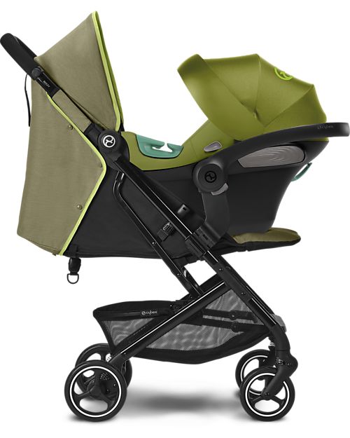 Cybex Passeggino Beezy - Nature Green/Green - Comfort in Città dalla Nascita! Passeggini Leggeri