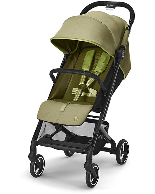 Cybex Passeggino Beezy - Nature Green/Green - con Cintura One-Pull Passeggini Leggeri