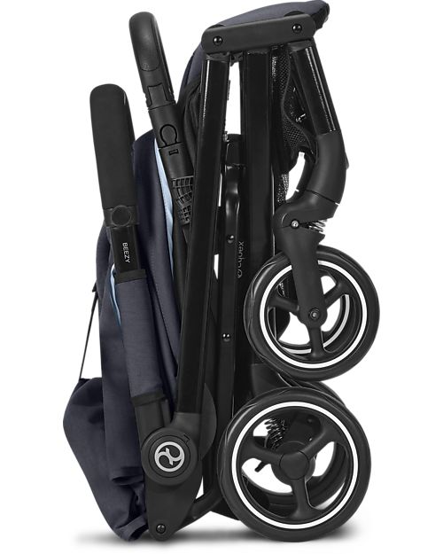 Cybex Passeggino Beezy - Ocean Blue/Navy Blue - Comfort in Città dalla Nascita! Passeggini Leggeri