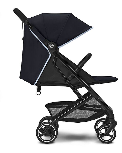 Cybex Passeggino Beezy - Ocean Blue/Navy Blue - con Cintura One-Pull Passeggini Leggeri
