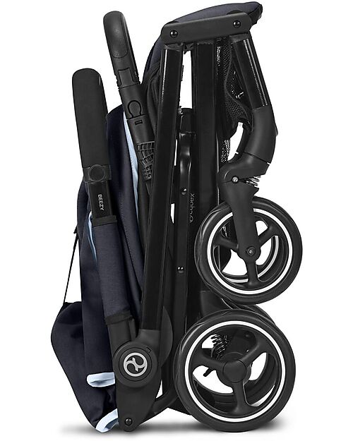 Cybex Passeggino Beezy - Ocean Blue/Navy Blue - con Cintura One-Pull Passeggini Leggeri