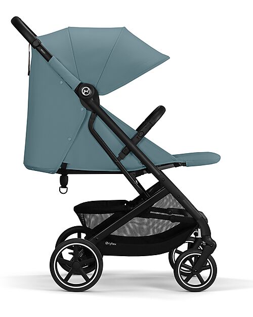 Cybex Passeggino Beezy - Stormy Blue - Telaio Nero - Il più Compatto Passeggini Leggeri