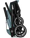 Cybex Passeggino Beezy - Stormy Blue - Telaio Nero - Il più Compatto Passeggini Leggeri