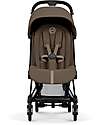 Cybex Passeggino Coya - Coconut Brown - Telaio Matt Black - Leggero e Ultracompatto Pedane