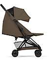 Cybex Passeggino Coya - Coconut Brown - Telaio Matt Black - Leggero e Ultracompatto Pedane